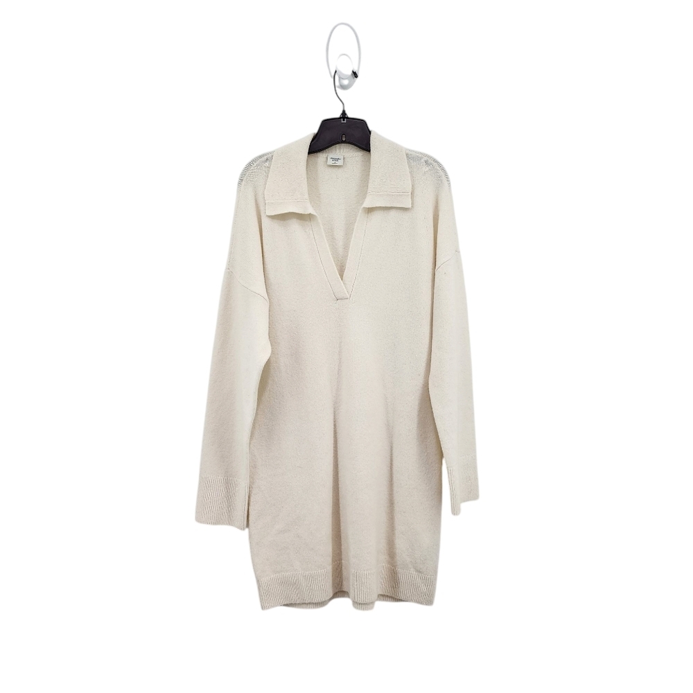 Abercrombie & Fitch Women's Collar Knitted Long Sleeves Jumper Dress - M